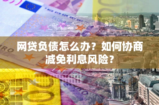 武汉网贷负债怎么办？如何协商减免利息风险？