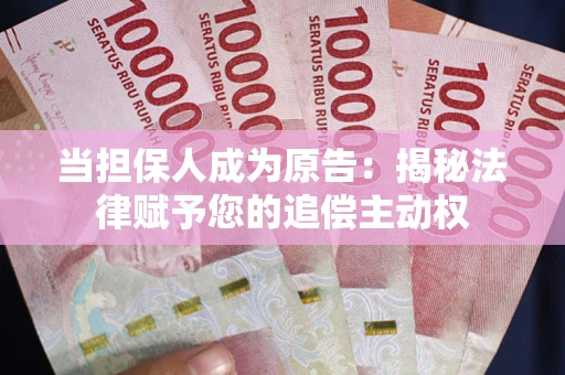 武汉当担保人成为原告：揭秘法律赋予您的追偿主动权