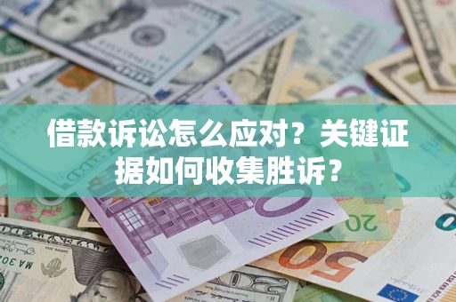 武汉借款诉讼怎么应对？关键证据如何收集胜诉？